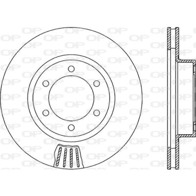 Disque de frein BDR214920 OPEN PARTS