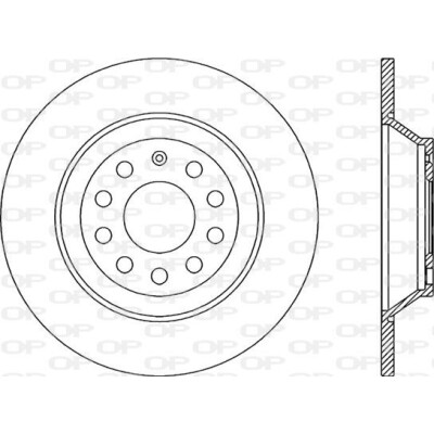 Disque de frein BDR217810 OPEN PARTS