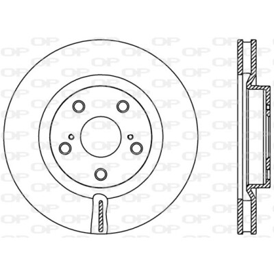 Disque de frein BDR242420 OPEN PARTS