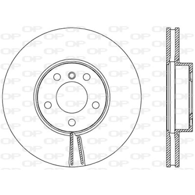 Disque de frein BDR246420 OPEN PARTS