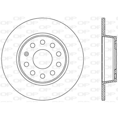 Disque de frein BDR253910 OPEN PARTS