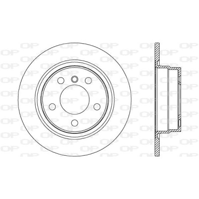 Disque de frein BDR262310 OPEN PARTS