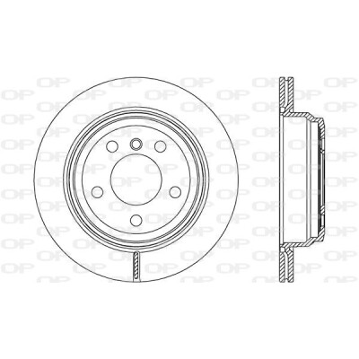 Disque de frein BDR262620 OPEN PARTS