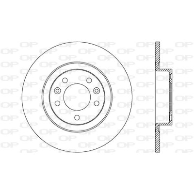 Disque de frein BDR265010 OPEN PARTS
