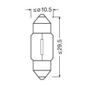 Ampoule, éclairage intérieur 6438 OSRAM