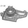 Pompe à eau, refroidissement du moteur ROT188 RECOFICIAL