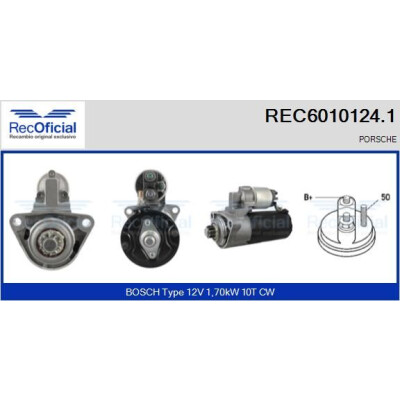 Démarreur REC60101241 RECOFICIAL