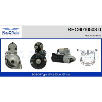Démarreur REC60105030 RECOFICIAL