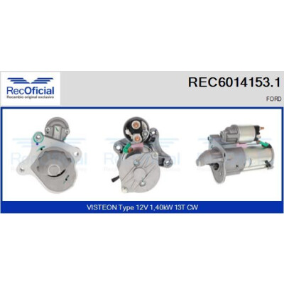 Démarreur REC60141531 RECOFICIAL
