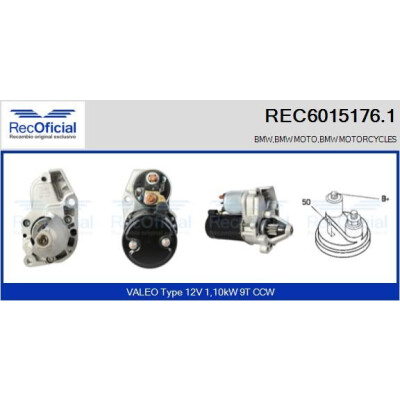 Démarreur REC60151761 RECOFICIAL