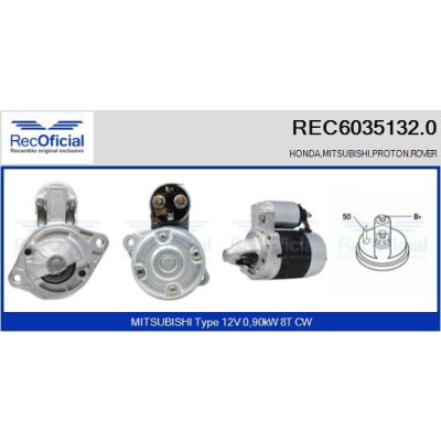 Démarreur REC60351320 RECOFICIAL
