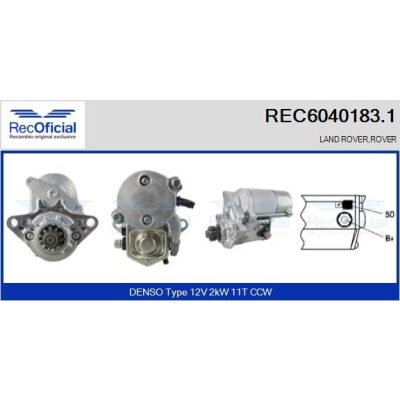 Démarreur REC60401831 RECOFICIAL