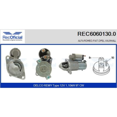 Démarreur REC60601300 RECOFICIAL