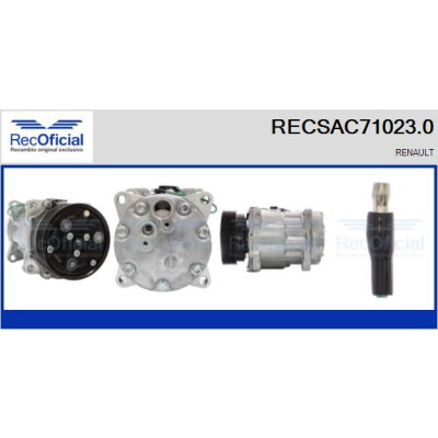 Compresseur, climatisation RECSAC710230 RECOFICIAL