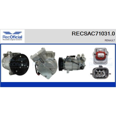 Compresseur, climatisation RECSAC710310 RECOFICIAL
