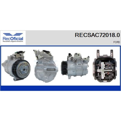 Compresseur, climatisation RECSAC720180 RECOFICIAL