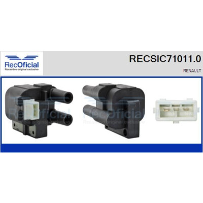 Bobine d'allumage RECSIC710110 RECOFICIAL