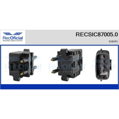 Bobine d'allumage RECSIC870050 RECOFICIAL