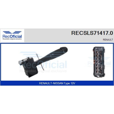 Commutateur de colonne de direction RECSLS714170 RECOFICIAL