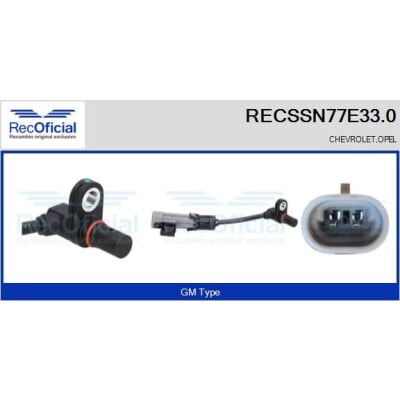 Capteur, vitesse de roue RECSSN77E330 RECOFICIAL