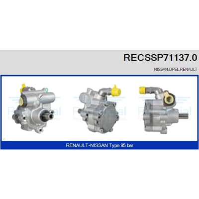Pompe hydraulique, direction RECSSP711370 RECOFICIAL