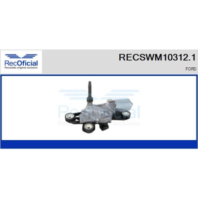Moteur d'essuie-glace RECSWM103121 RECOFICIAL