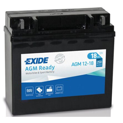 Batterie de démarrage AGM1218 EXIDE