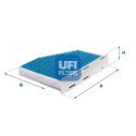 Filtre, air de l'habitacle 3412400 UFI
