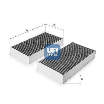 Filtre, air de l'habitacle 5439400 UFI