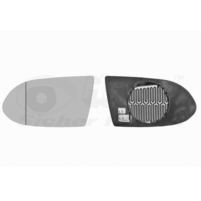 Verre de rétroviseur, rétroviseur extérieur 3790837 VANWEZEL