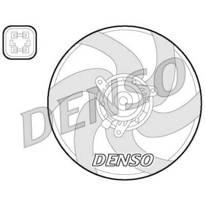Ventilateur, refroidissement du moteur DER21022 DENSO