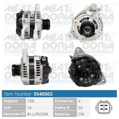 Alternateur 5540503 MEAT & DORIA