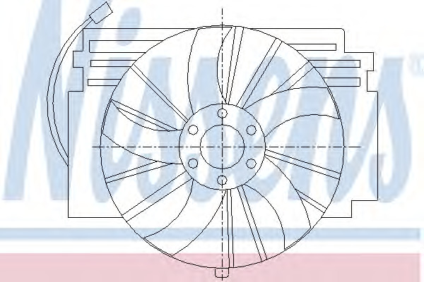 Ventilador, condensador del aire acondicionado
