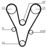 Kit de courroie crantée CT1085K1 CONTINENTAL CTAM