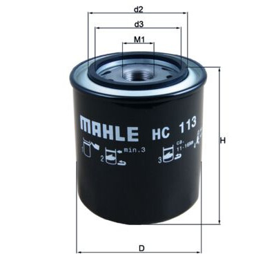 Filtre hydraulique, boîte automatique HC113 NAGARES