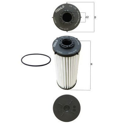 Filtre hydraulique, boîte automatique HX139D NAGARES