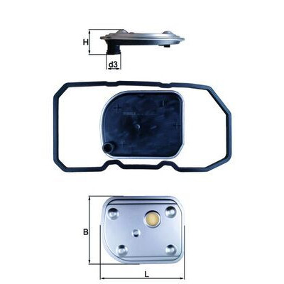 Filtre hydraulique, boîte automatique HX158D NAGARES