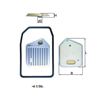 Filtre hydraulique, boîte automatique HX163KIT NAGARES