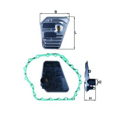 Filtre hydraulique, boîte automatique HX167D NAGARES