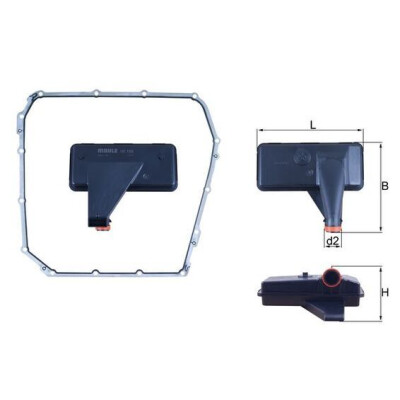 Filtre hydraulique, boîte automatique HX185D NAGARES