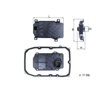Filtre hydraulique, boîte automatique HX187KIT NAGARES