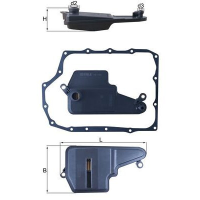 Filtre hydraulique, boîte automatique HX193D NAGARES