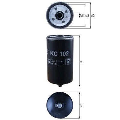 Filtre à carburant KC102 NAGARES