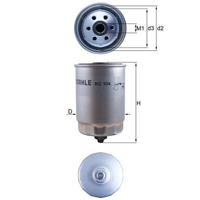 Filtre à carburant KC104 NAGARES
