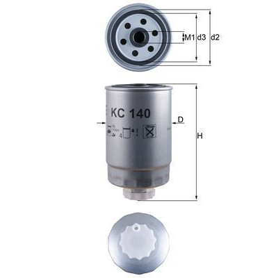 Filtre à carburant KC140 NAGARES
