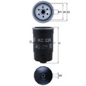 Filtre à carburant KC226 NAGARES