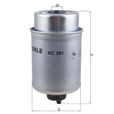 Filtre à carburant KC381 NAGARES