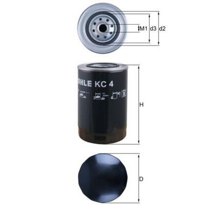 Filtre à carburant KC4 NAGARES