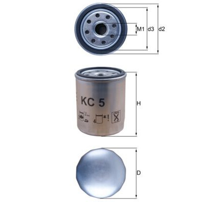 Filtre à carburant KC5 NAGARES