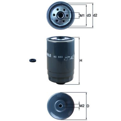 Filtre à carburant KC503D NAGARES